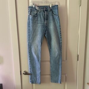 Levi's Light Blue Straight Leg Jeans